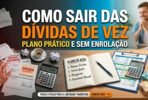 Como sair das dívidas de vez plano prático e sem enrolação