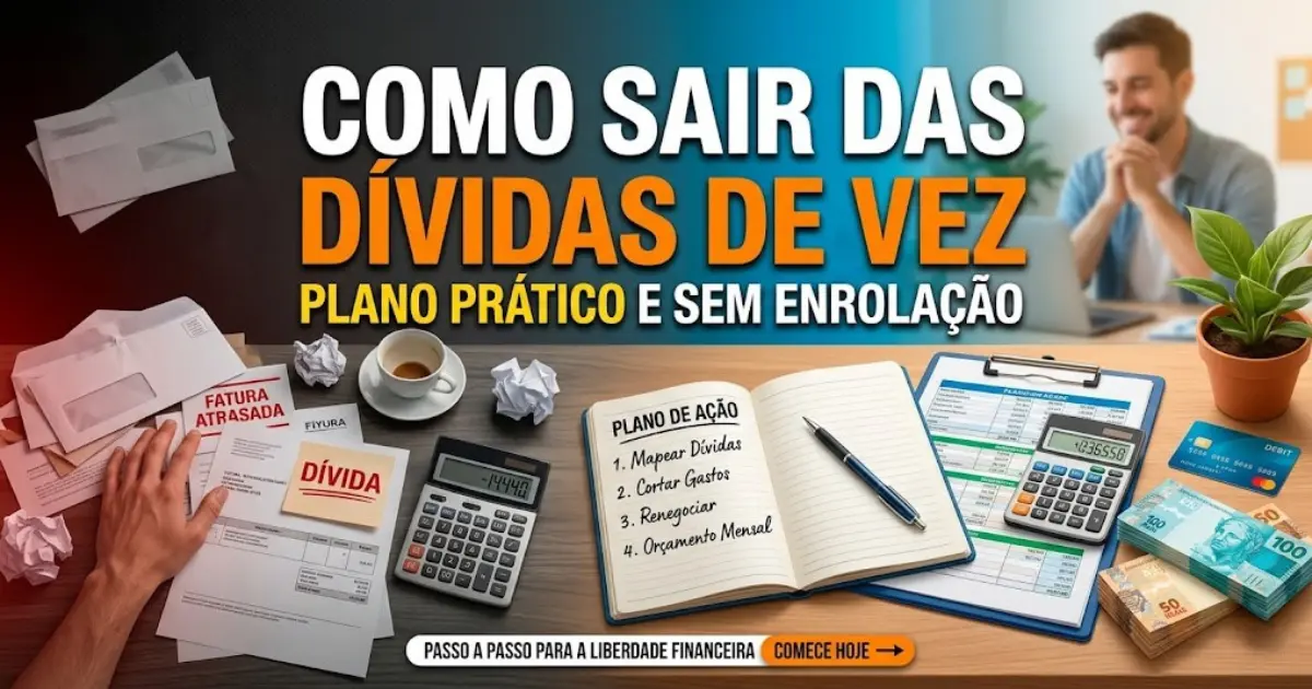Como sair das dívidas de vez plano prático e sem enrolação