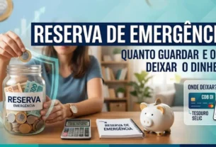 Reserva de emergência quanto guardar e onde deixar o dinheiro