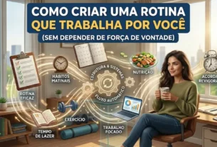 Como criar uma rotina que trabalha por você (sem depender de força de vontade)