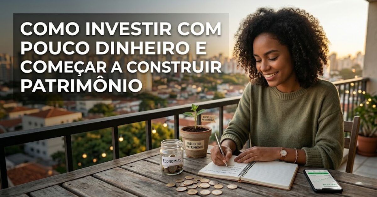 Como investir com pouco dinheiro e comecar a construir patrimonio