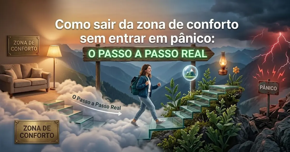 Como sair da zona de conforto sem entrar em pânico O passo a passo real