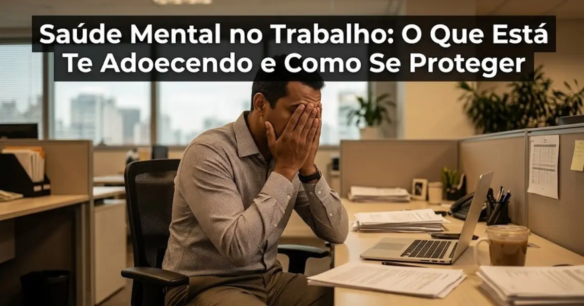 Saúde mental no trabalho: o que está te adoecendo e como se proteger 1 Saúde mental no trabalho o que está te adoecendo e como se proteger