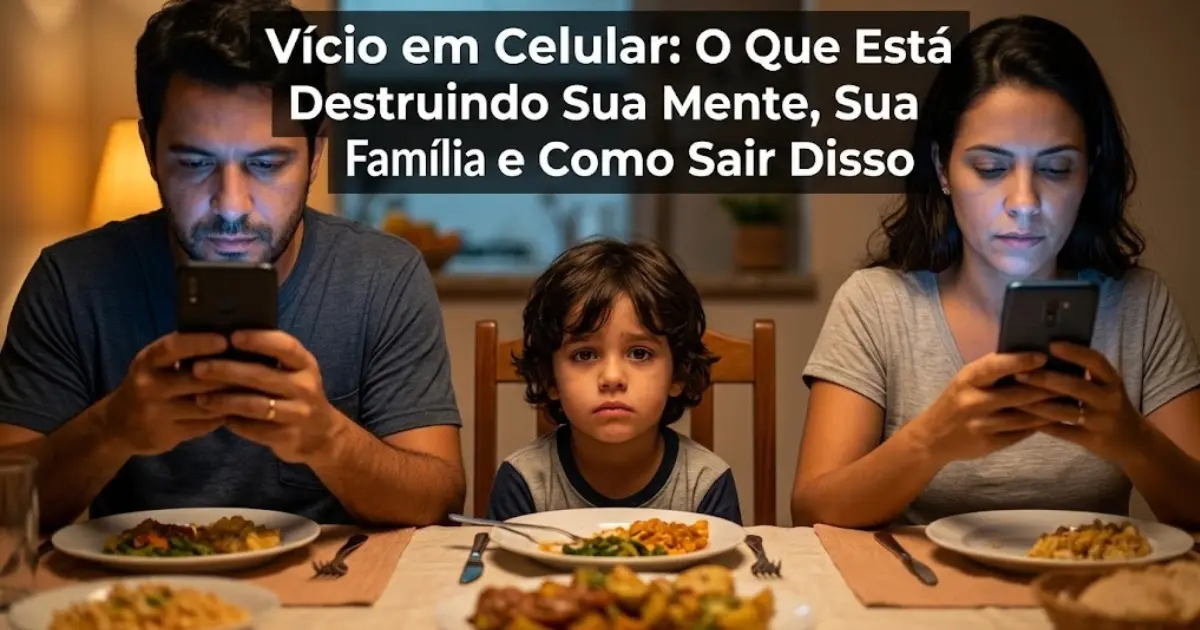 Vício em celular O que está destruindo sua mente, sua família e como sair disso