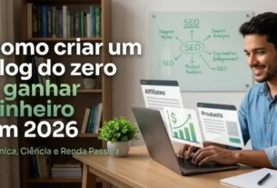 Como criar um blog do zero e ganhar dinheiro em 2026