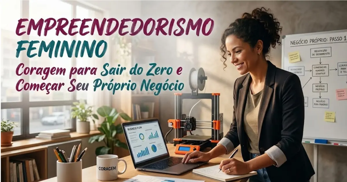 Empreendedorismo Feminino Coragem para Sair do Zero e Começar Seu Próprio Negócio
