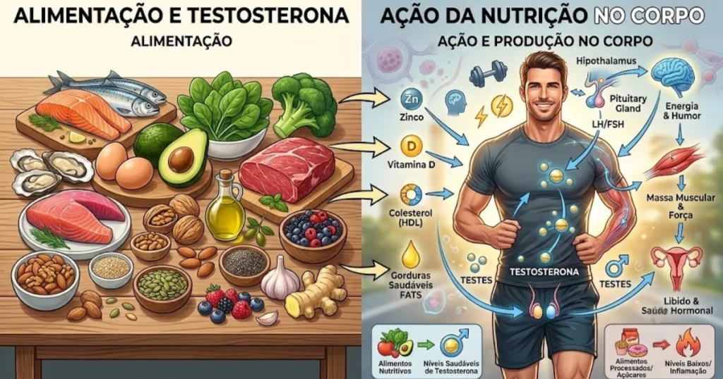 alimentação e testosterona