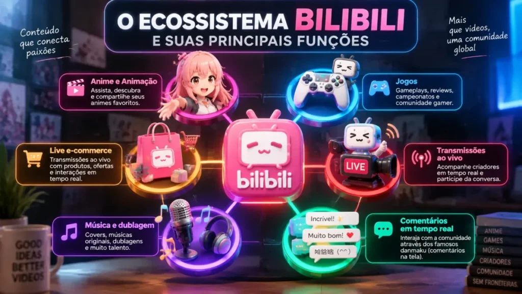 Como Ganhar Dinheiro no Bilibili Sendo Criador de Conteúdo Brasileiro 3 Para quem o Bilibili realmente serve